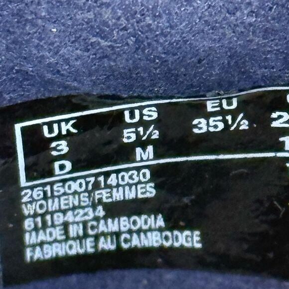 Clarks Black Leather Cloudstepper Comfort Slip On Espadrille Loafer Sz 5.5 - Picture 12 of 14